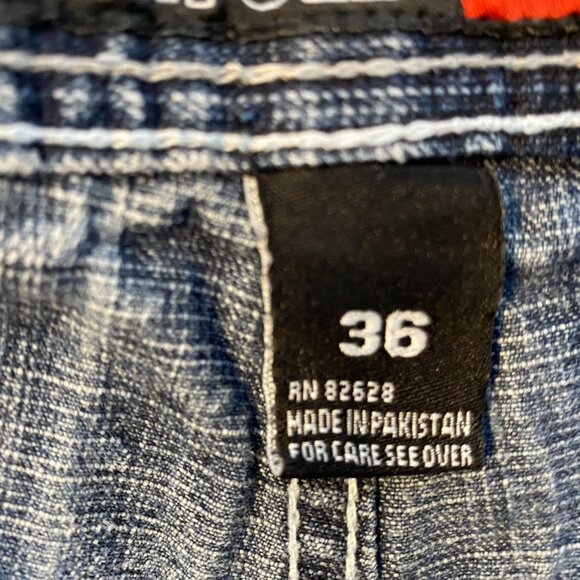 Southpole Mens Jeans Size 36 Relaxed Fit Blue Denim - Picture 5 of 16